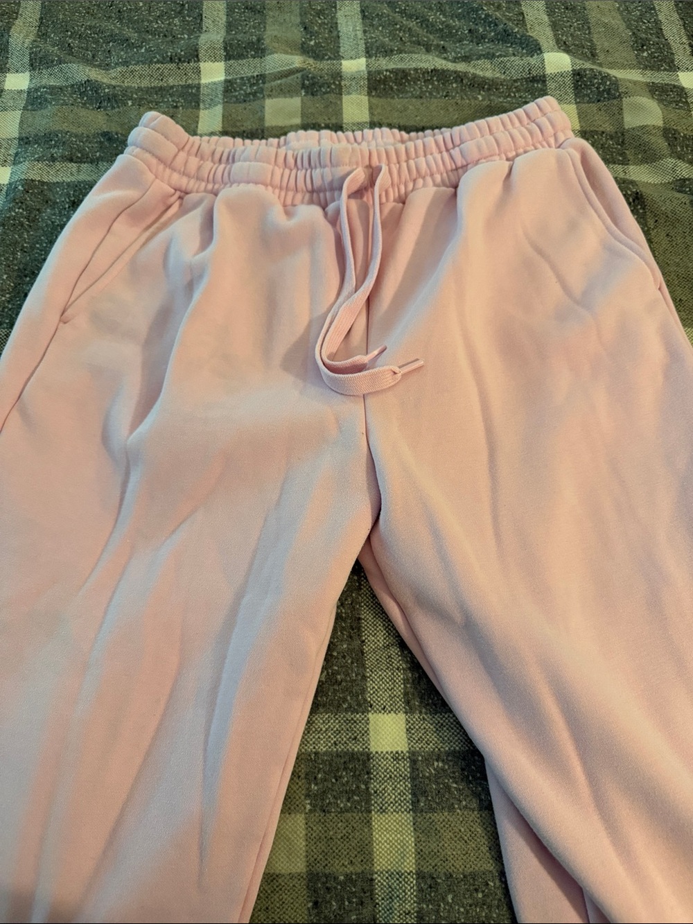 Fabletics Pink Elastic-Waist Sweatpants Pants